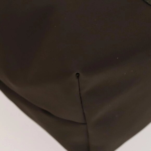 FENDI Pecan Hand Bag Nylon Canvas 2 Set Black Brown Auth ti3350 - Picture 15 of 16